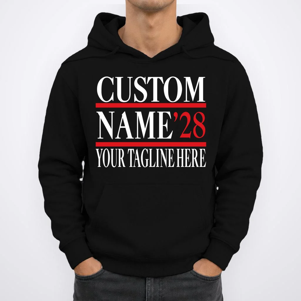 Custom Name For President 2028 Election Hoodie - Front 1