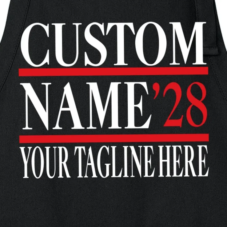 Custom Name For President 2028 Election Apron - Front - Close-up