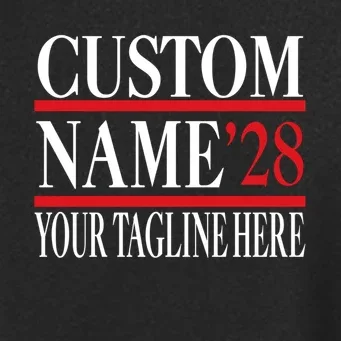 Custom Name For President 2028 Election Women's Soft Jacket - Front - Close-up