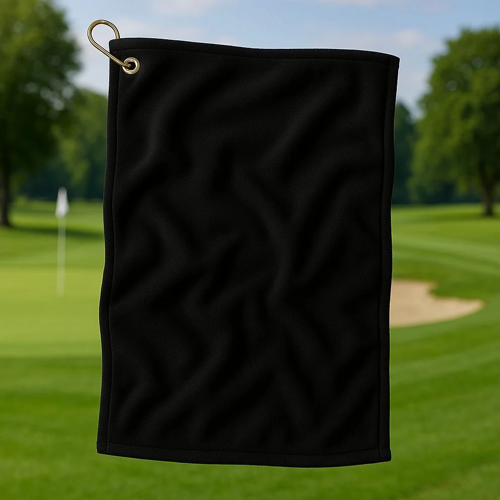 Christmas Elf Family Keepsake Golf Towel - Front 1