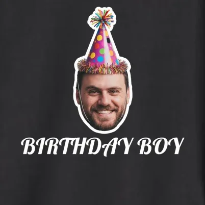 Custom Face Birthday Upload Your Photo for a Personalized Men's Button Up - Front - Close-up