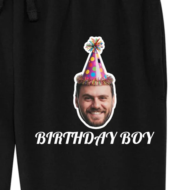 Custom Face Birthday Upload Your Photo for a Personalized Women's Fleece Sweatpants - Front - Close-up