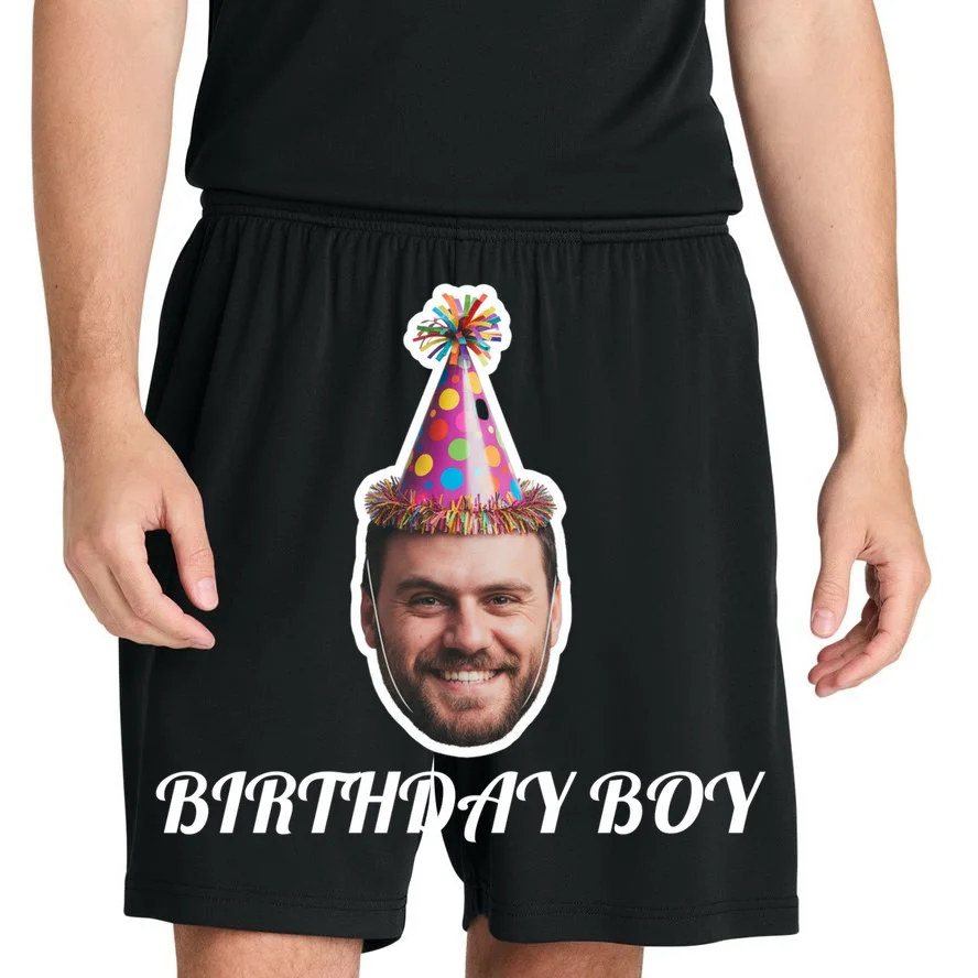 Custom Face Birthday Upload Your Photo for a Personalized Men's Shorts - Front 1