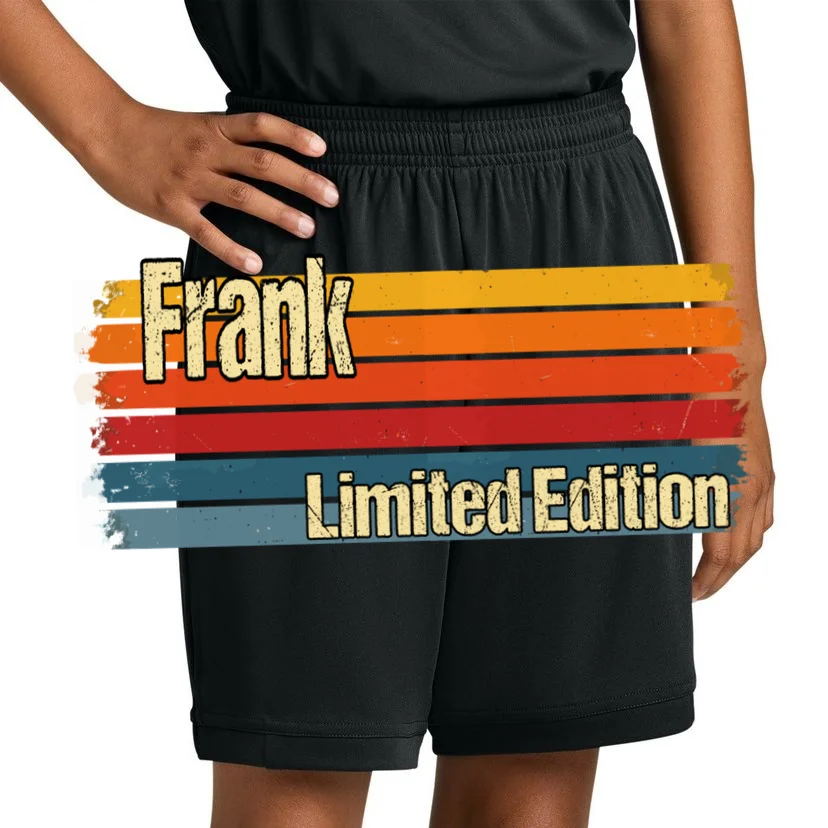 Customizable Limited Edition – Retro Distressed Rainbow Stripe Design Kids Shorts - Front 1
