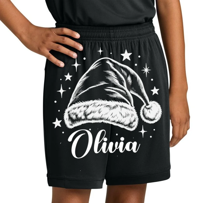 Christmas Family Name Personalized - Custom Holiday Family Gift Kids Shorts - Front 1