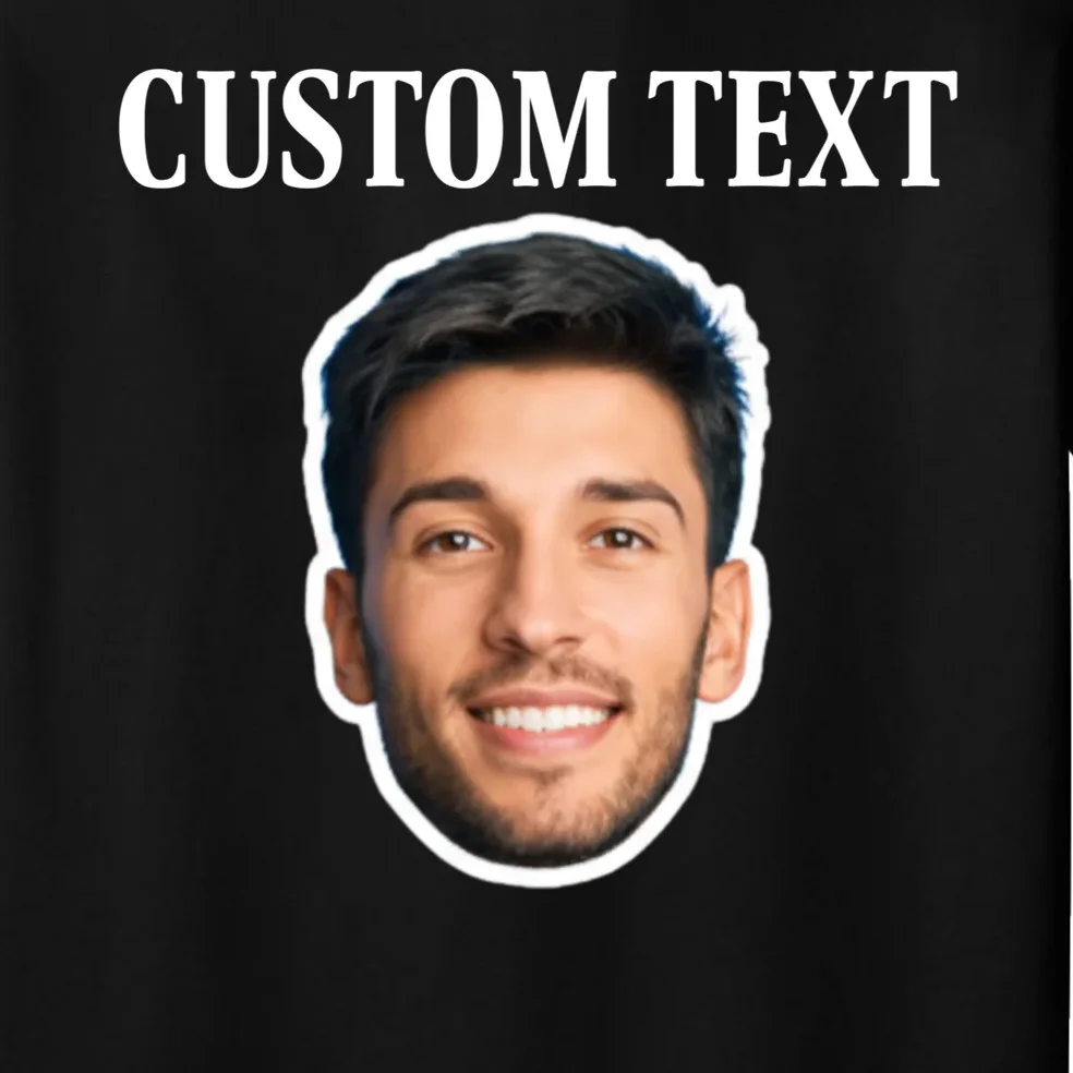 Custom Face Men's Pajamas - Personalized Photo Gift with Your Face - Front - Close-up
