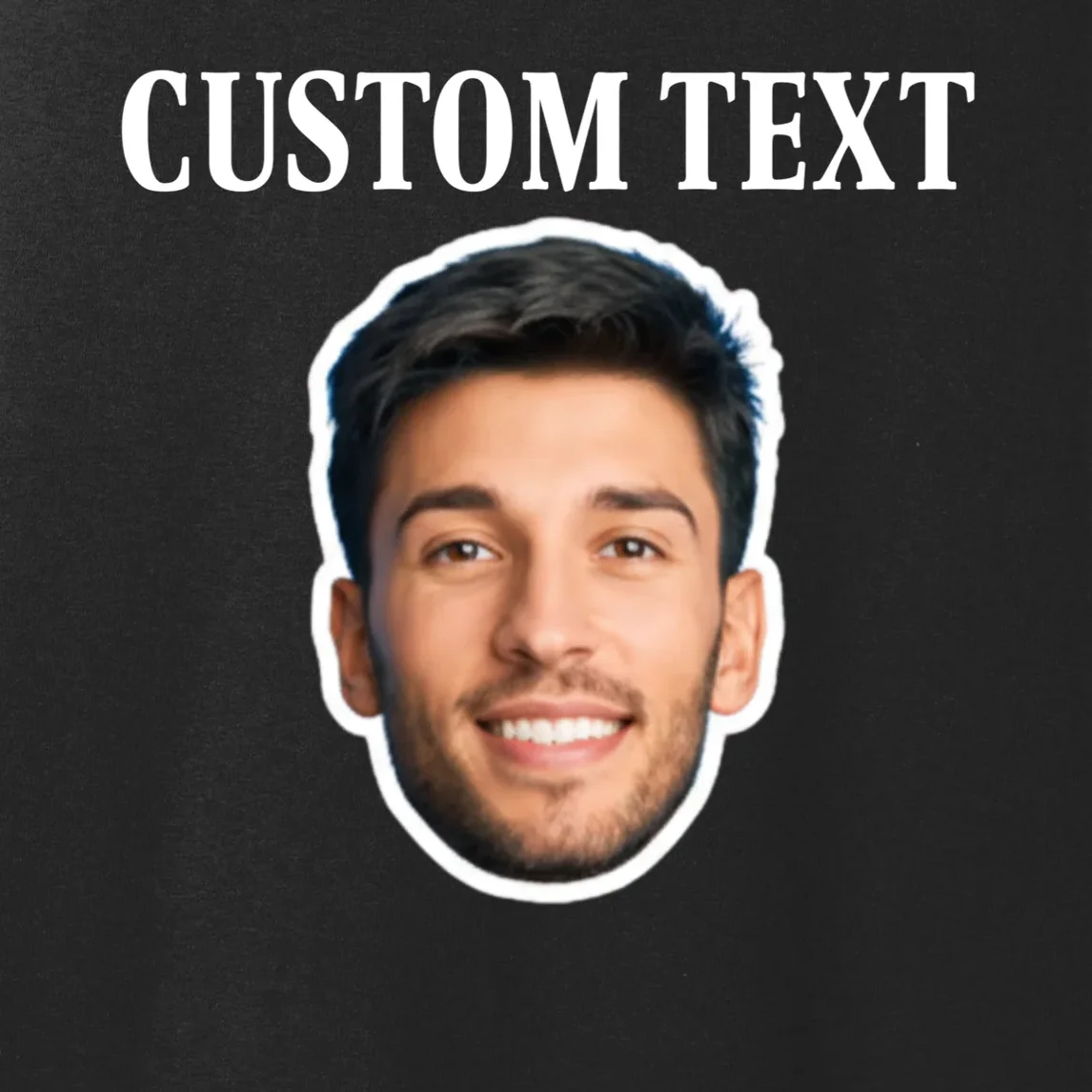 Custom Face Women's Tank Top - Personalized Photo Gift with Your Face - Front - Close-up