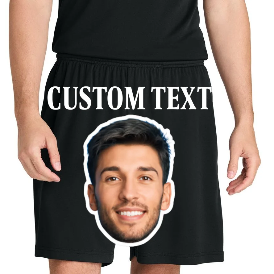 Custom Face Men's Shorts - Personalized Photo Gift with Your Face - Front 1