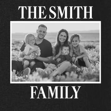 Custom Family Portrait - Personalized Family Photo for Cherished Memories Women's Polo - Front - Close-up