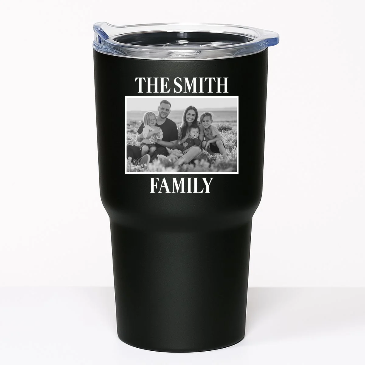 Custom Family Portrait - Personalized Family Photo for Cherished Memories 20oz Tumbler - Front