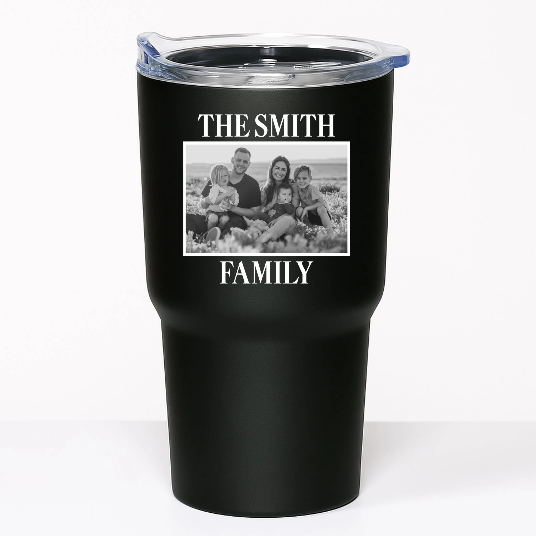Custom Family Portrait - Personalized Family Photo for Cherished Memories 20oz Tumbler - Front
