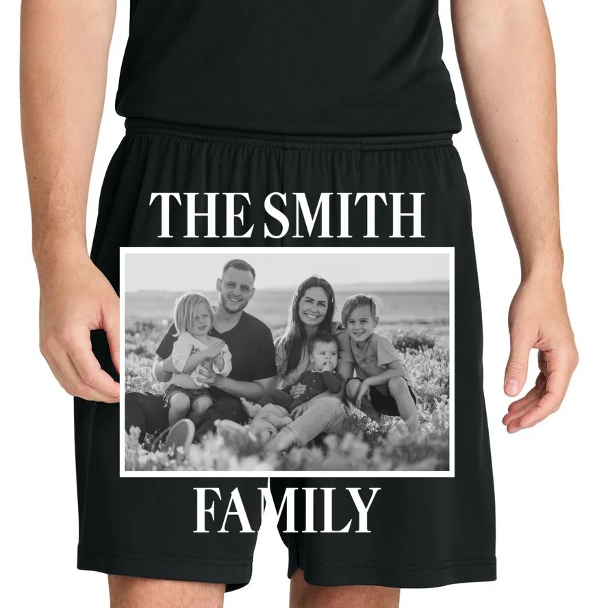 Custom Family Portrait - Personalized Family Photo for Cherished Memories Men's Shorts - Front 1
