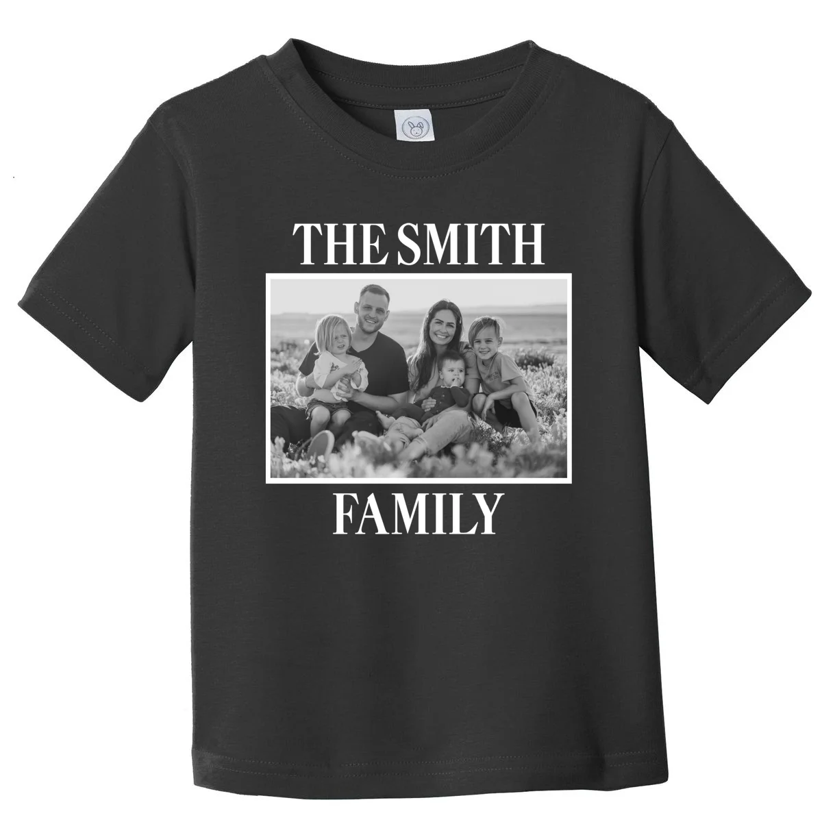 Custom Family Portrait - Personalized Family Photo for Cherished Memories Toddler T-Shirt - Front