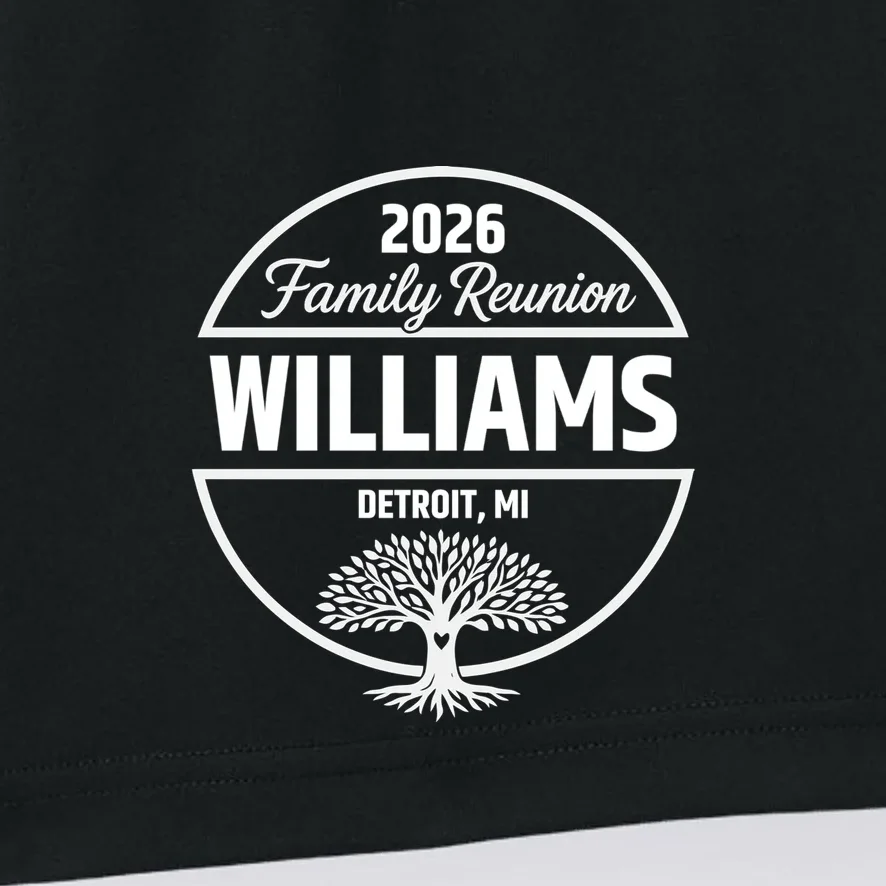 Custom Family Reunion Family Tree Men's Shorts - Front - Close-up
