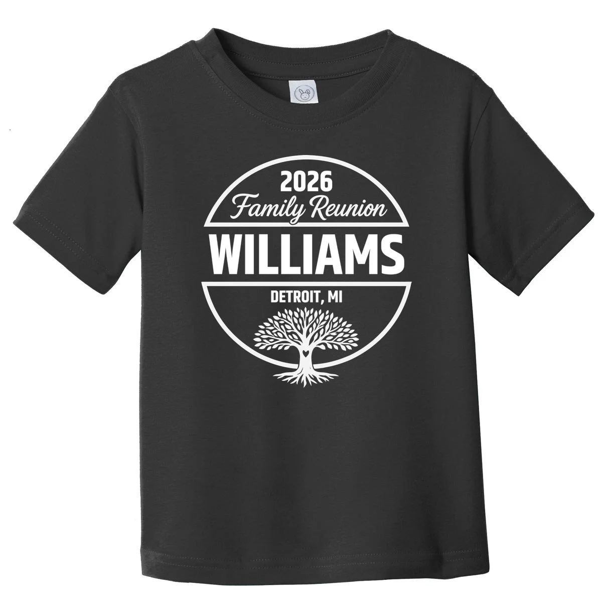 Custom Family Reunion Family Tree Toddler T-Shirt - Front