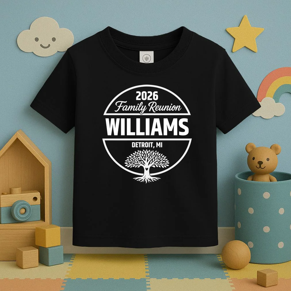 Custom Family Reunion Family Tree Toddler T-Shirt - Front 2