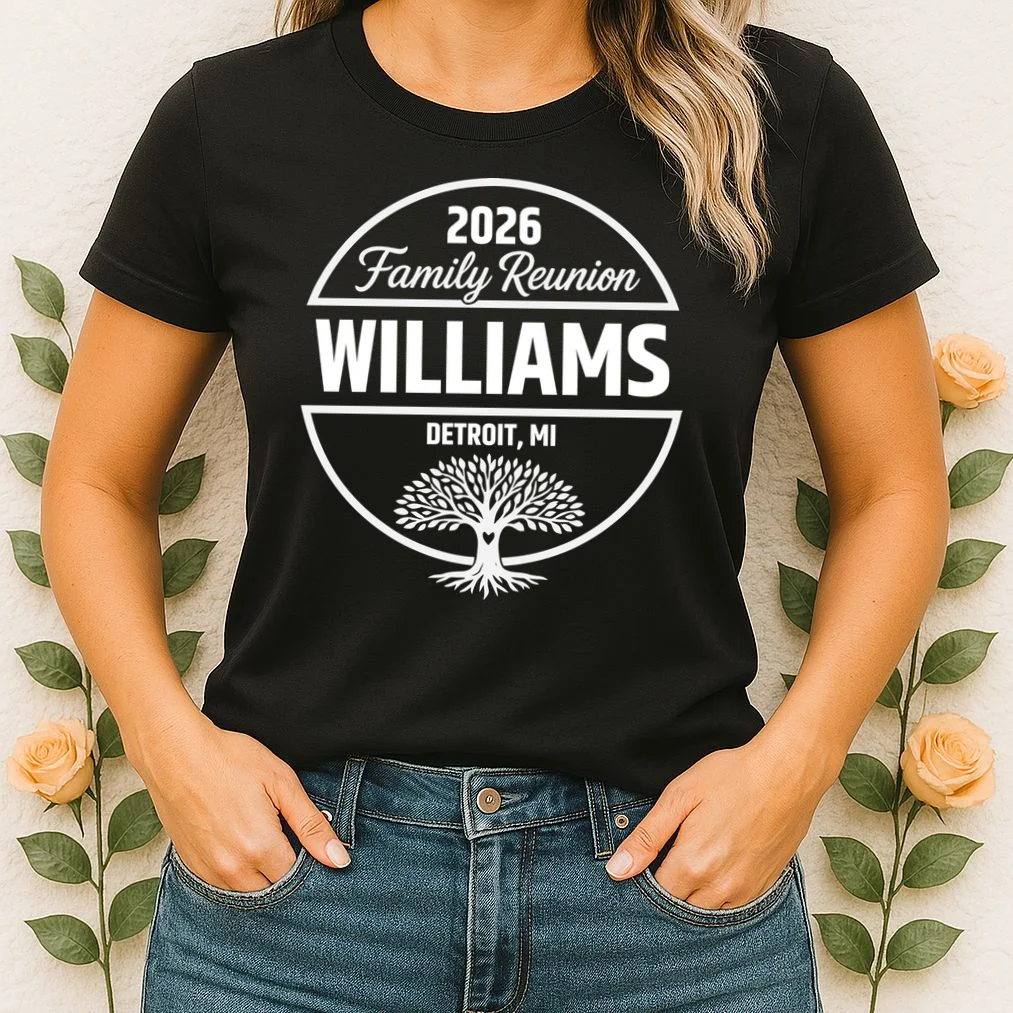 Custom Family Reunion Family Tree Women's T-Shirt - Front 1