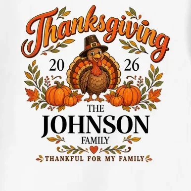Custom Family Name Thanksgiving Men's Button Up - Front - Close-up