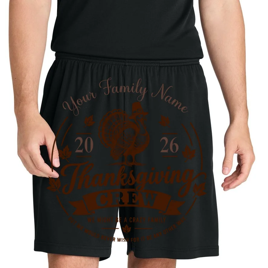 Custom Family Thanksgiving Men's Shorts - Front 1