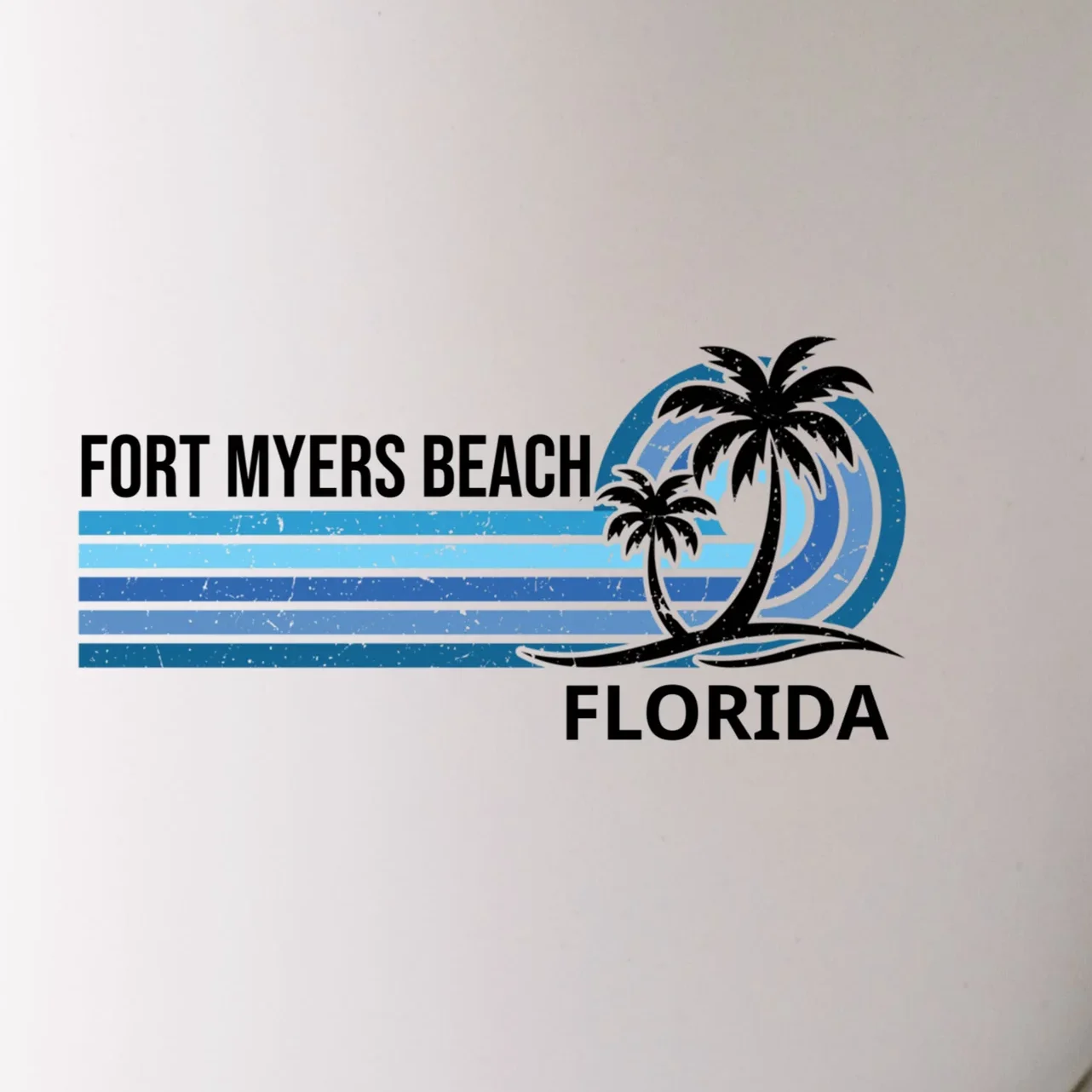Custom Family Vacation Personalized Beach Gift Retro Mug - Front - Close-up