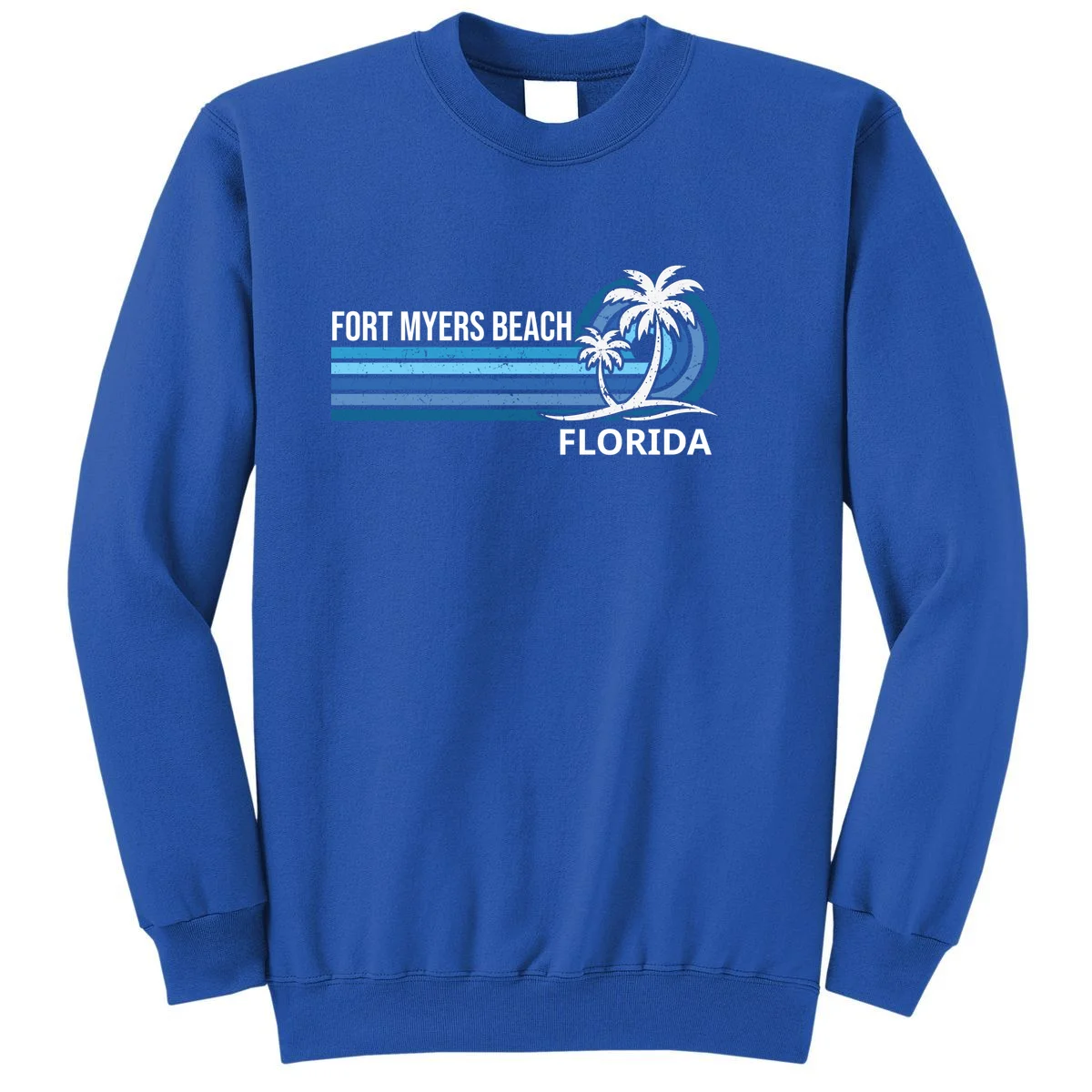 Custom Family Vacation Personalized Beach Gift Retro Sweatshirt - Front