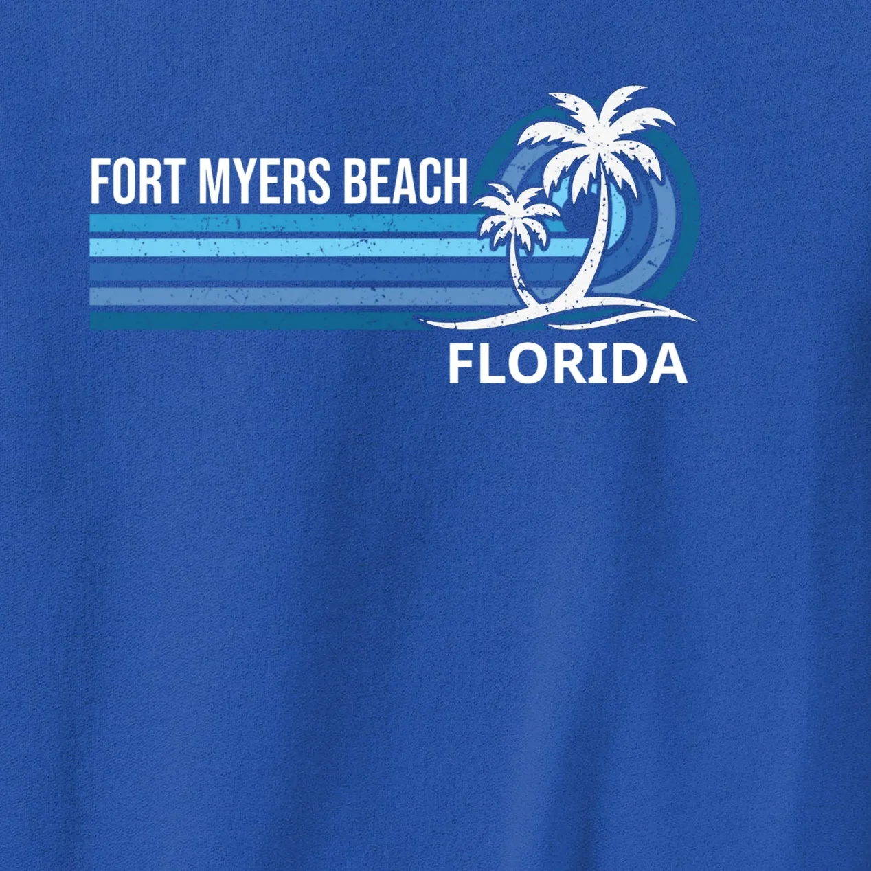 Custom Family Vacation Personalized Beach Gift Retro Men's Sweatshirt - Front - Close-up