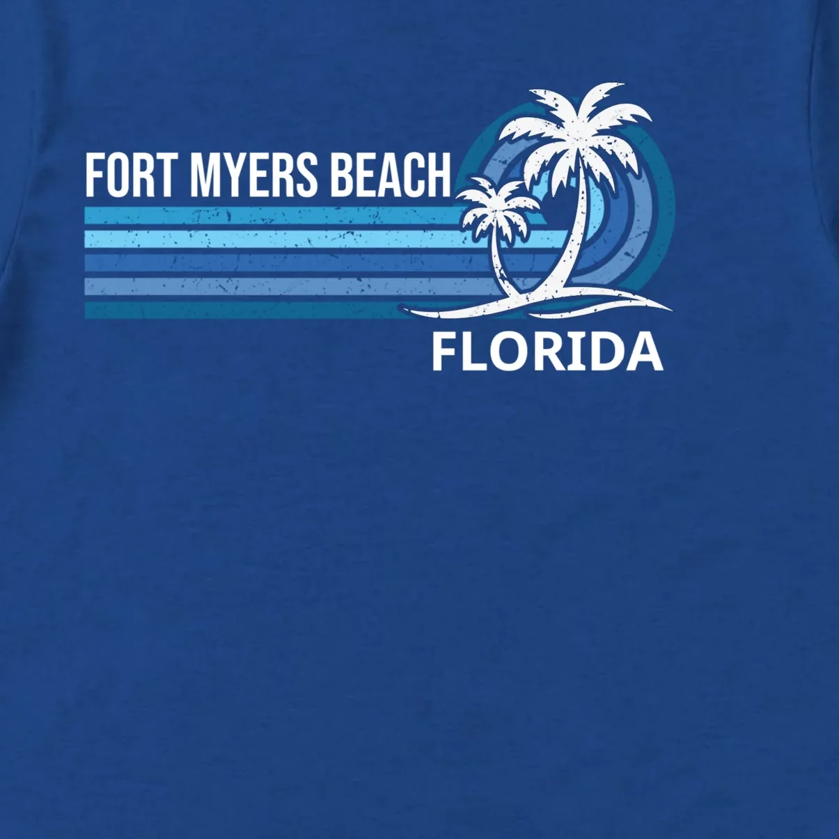 Custom Family Vacation Personalized Beach Gift Retro Men's T-Shirt - Front - Close-up