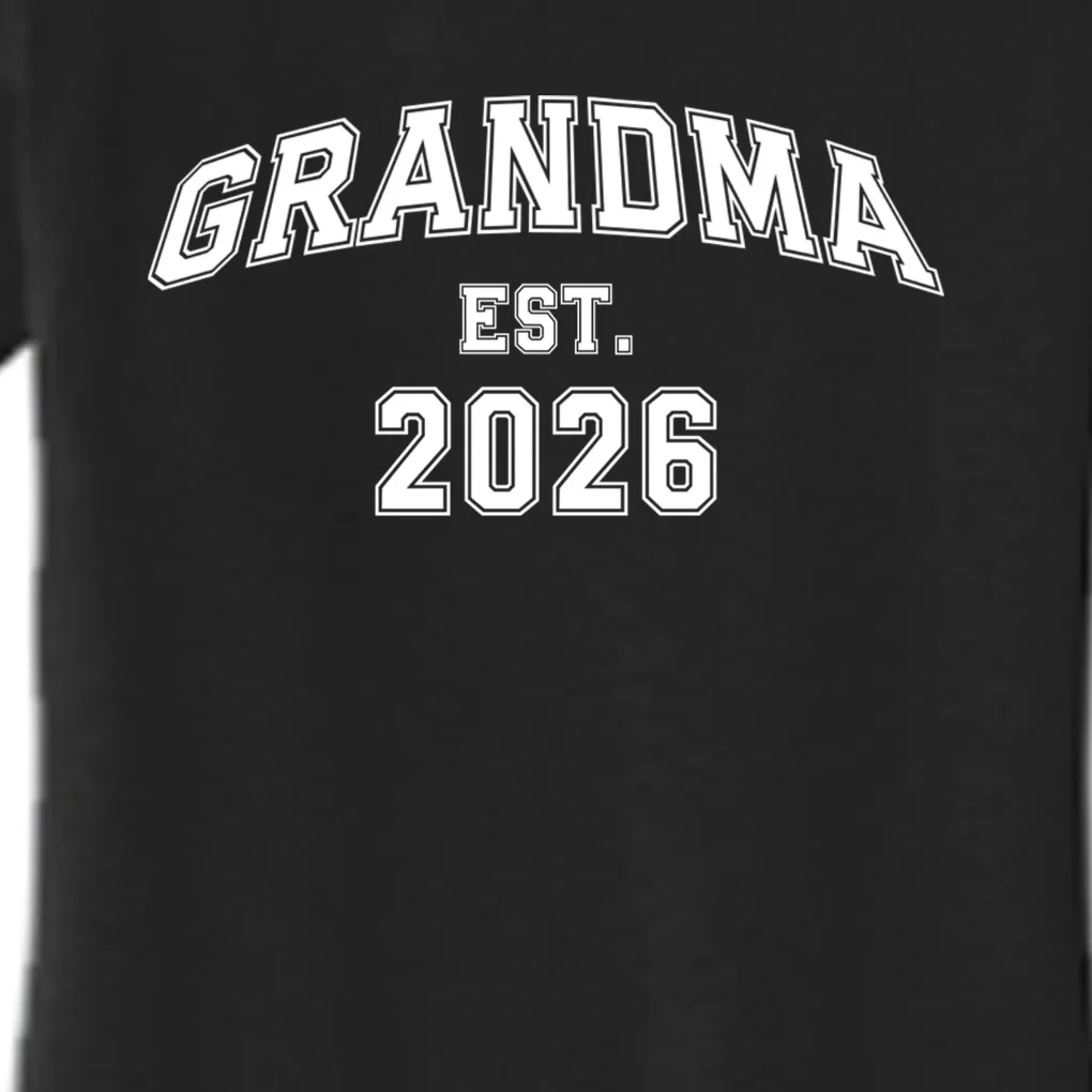 Custom Grandma, Grandpa, Mom, Dad Est. 2026 Custom Text and YearWomen's Flannel Pajama Set - Front - Close-up