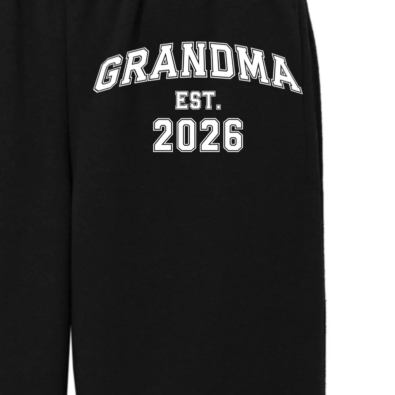 Custom Grandma, Grandpa, Mom, Dad Est. 2026 Custom Text and YearKids Fleece Sweatpants - Front - Close-up