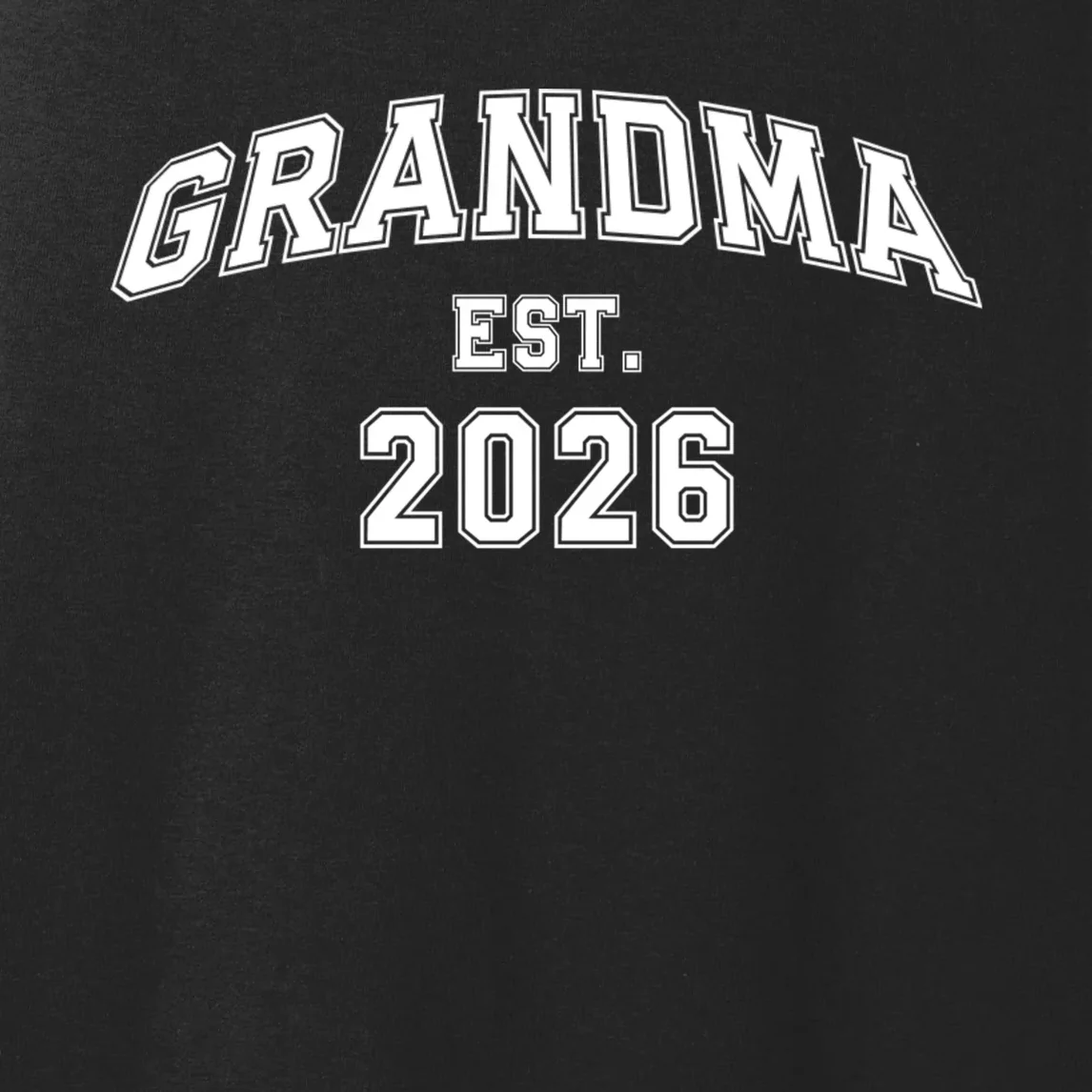 Custom Grandma, Grandpa, Mom, Dad Est. 2026 Custom Text and YearWomen's Tank Top - Front - Close-up