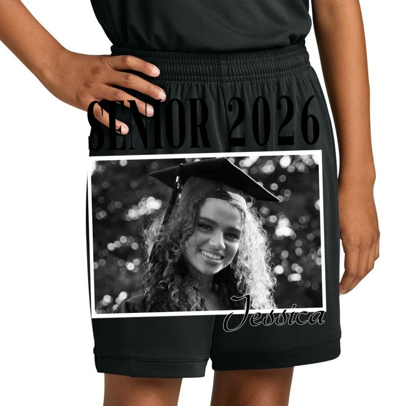 Custom graduation Personalized Graduate 2026 Kids Shorts - Front 1