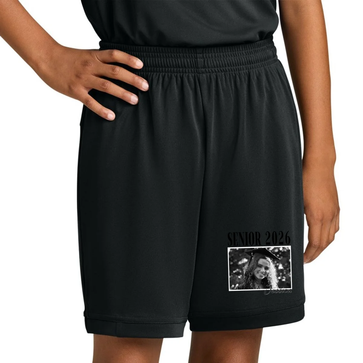 Custom graduation Personalized Graduate 2026 Kids Shorts - Front 1