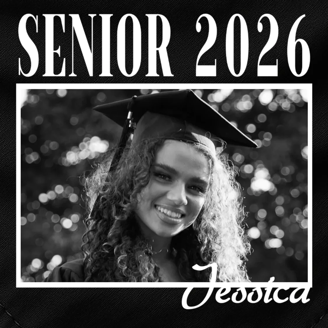 Custom graduation Personalized Graduate 2026 Dog Bandana - Front - Close-up