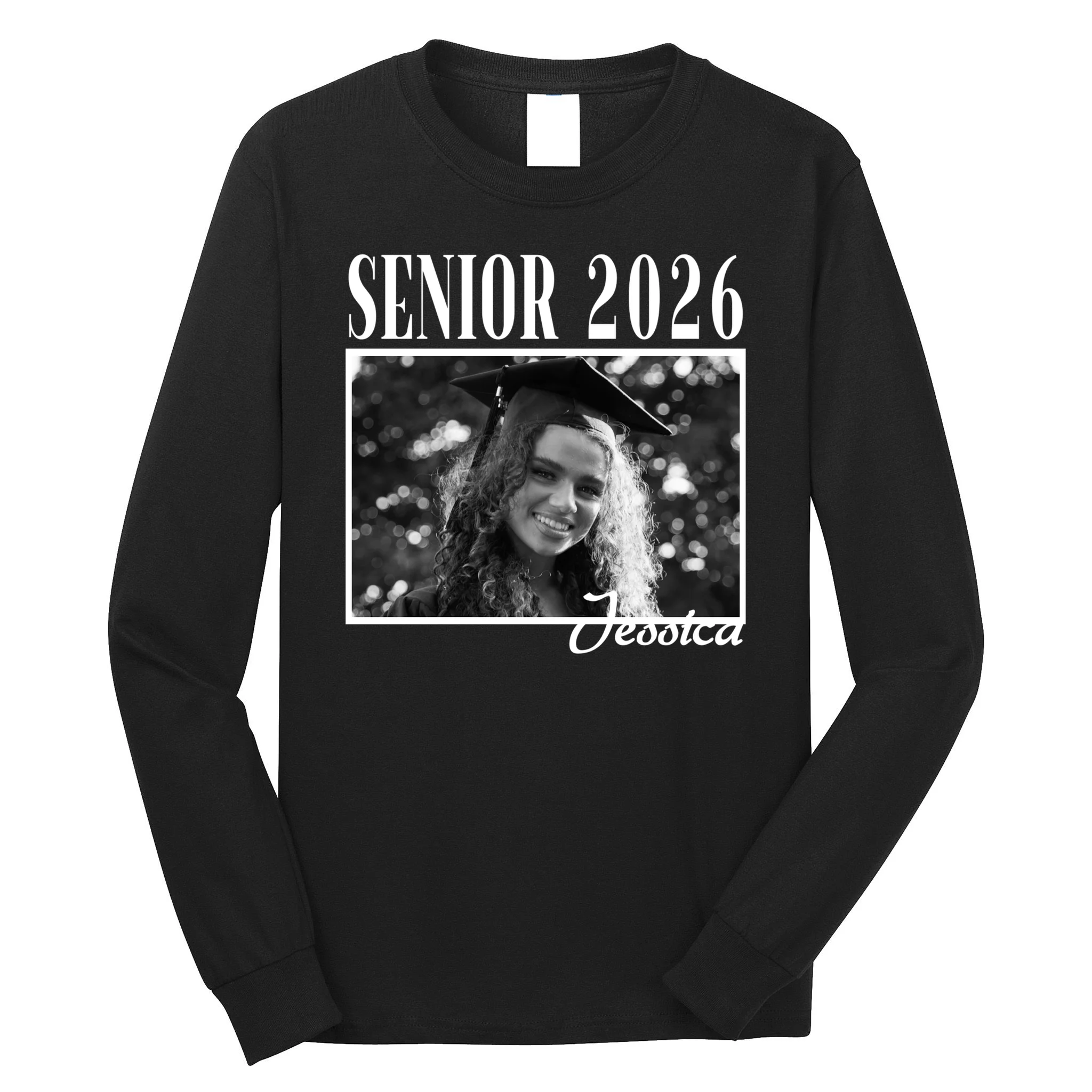 Custom graduation Personalized Graduate 2026 Men's Long Sleeve Shirt Front