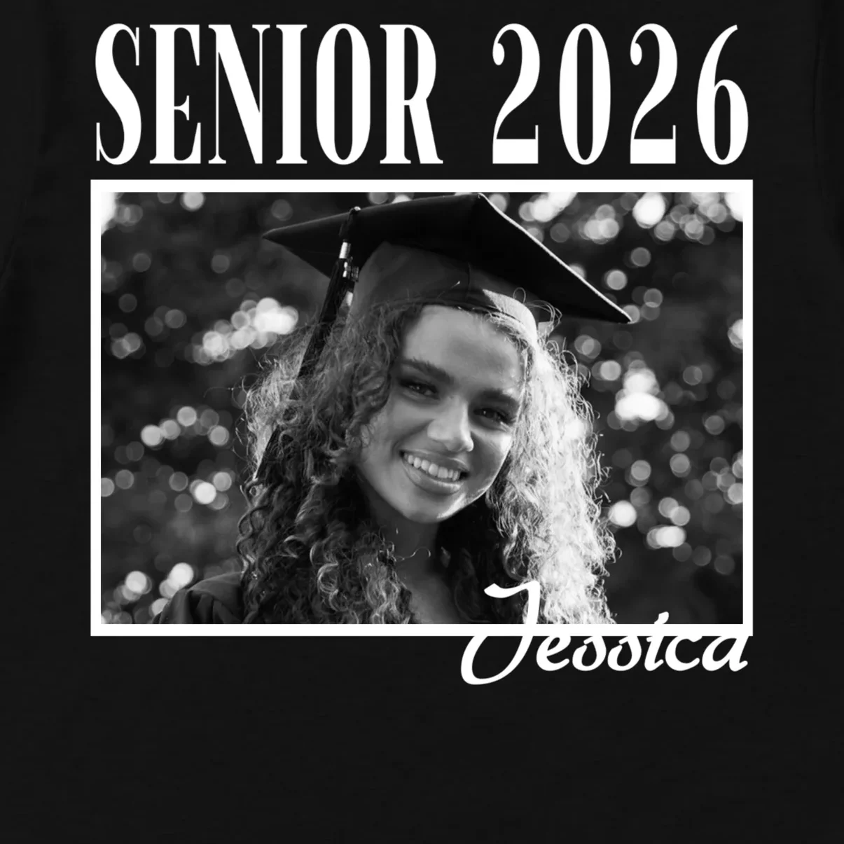 Custom graduation Personalized Graduate 2026 Men's T-Shirt - Front - Close-up
