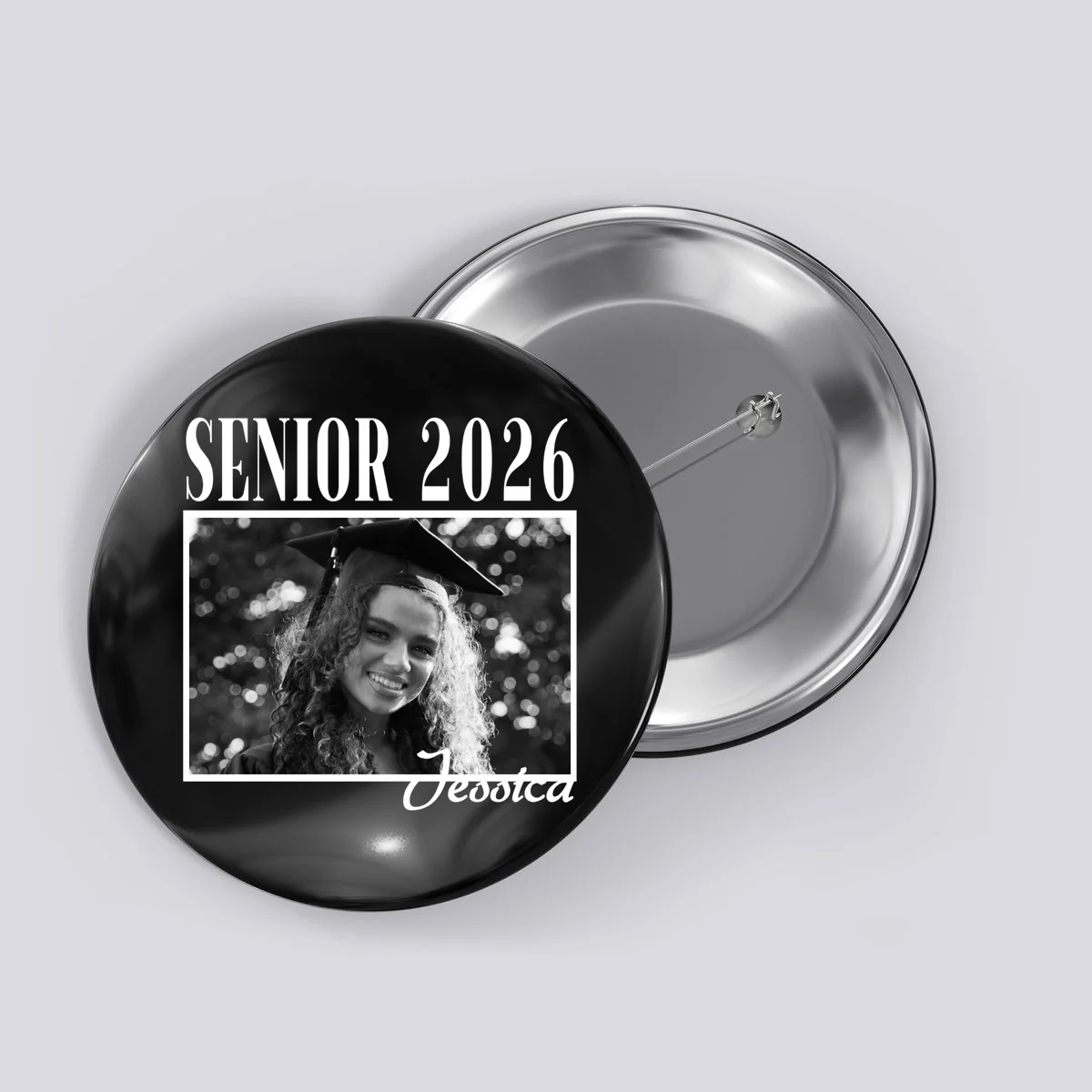 Custom graduation Personalized Graduate 2026 Button - Front