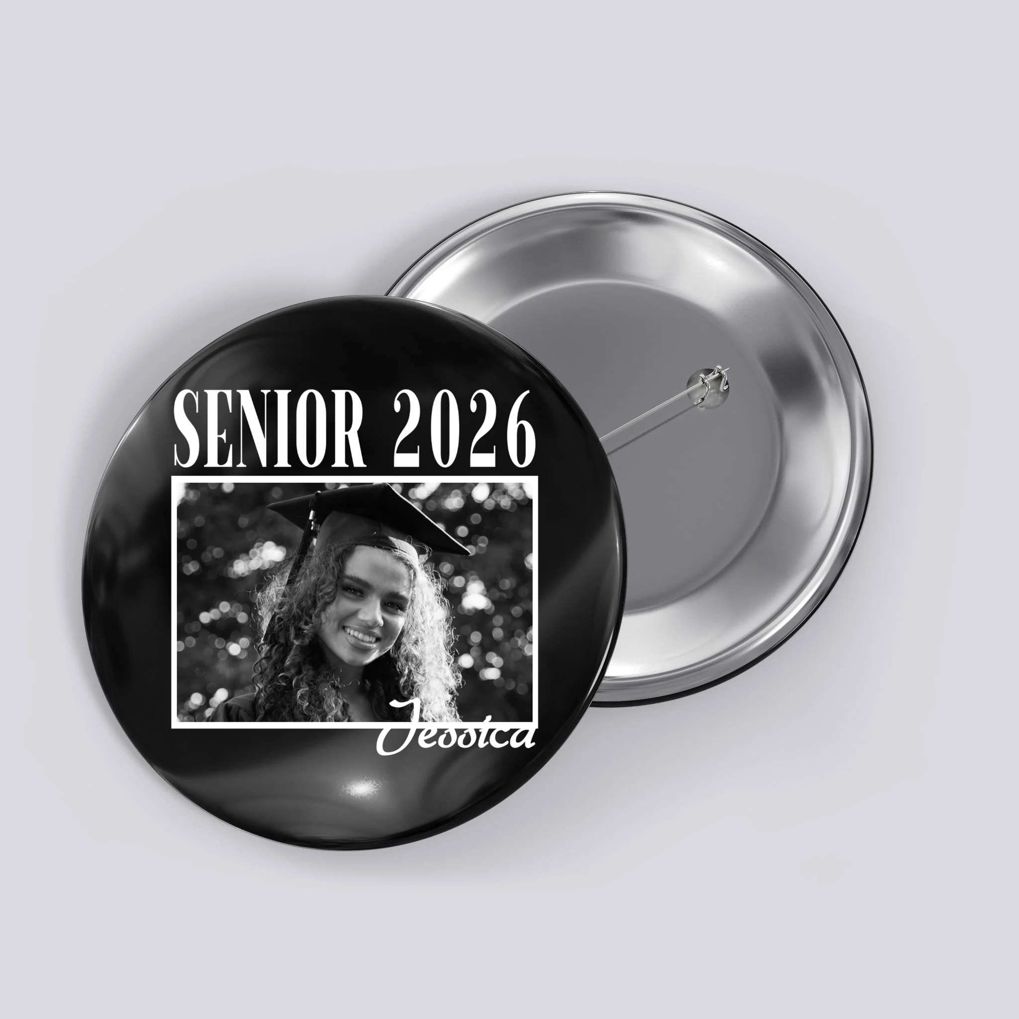 Custom graduation Personalized Graduate 2026 Button - Front