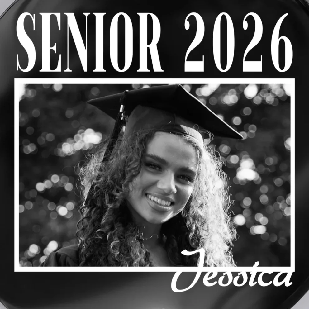 Custom graduation Personalized Graduate 2026 Button - Front - Close-up