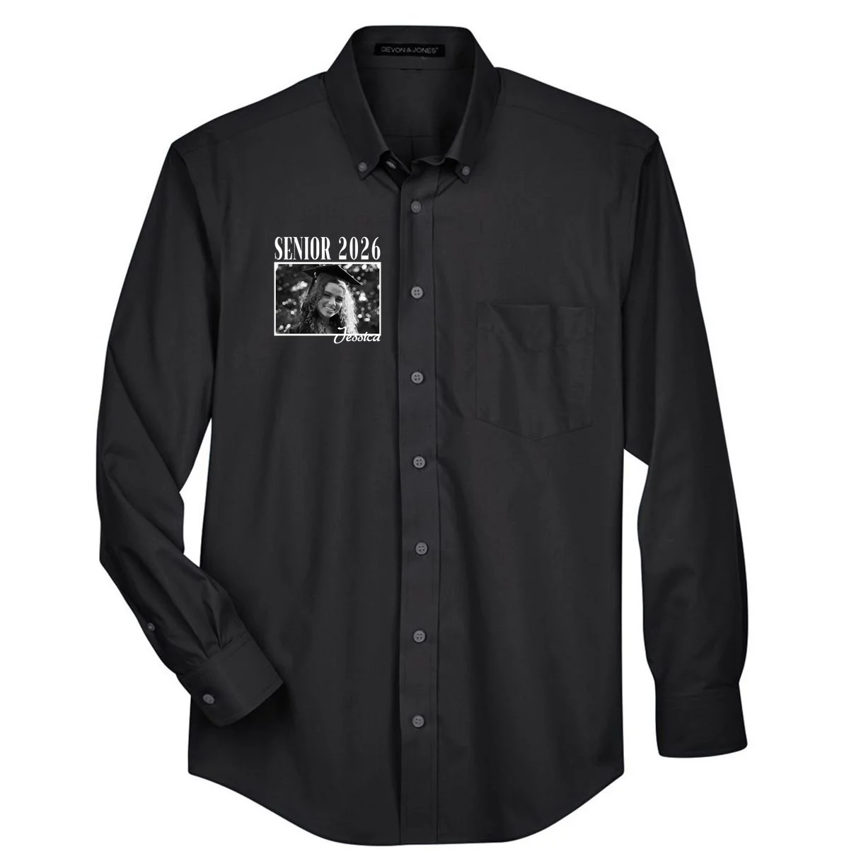 Custom graduation Personalized Graduate 2026 Men's Button Up - Front