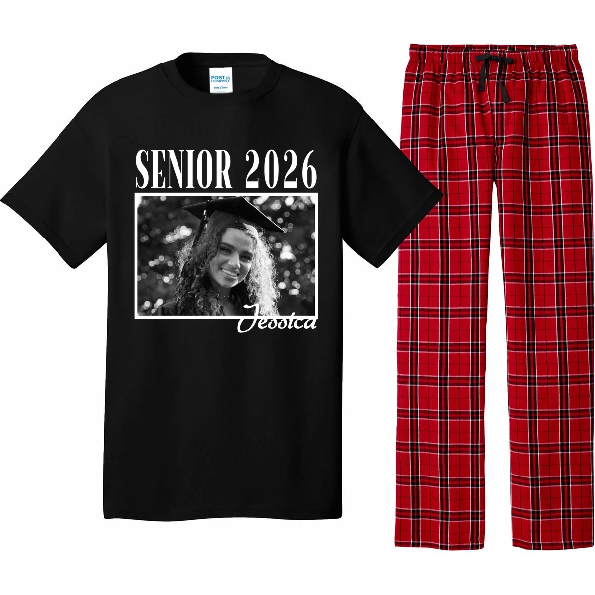 Custom graduation Personalized Graduate 2026 Pajama Set - Front