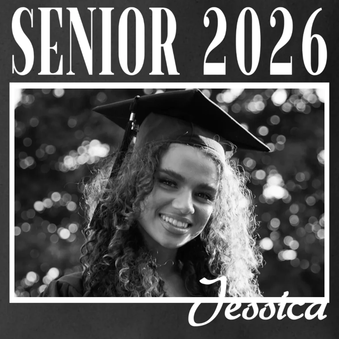 Custom graduation Personalized Graduate 2026 Tote Bag - Front - Close-up