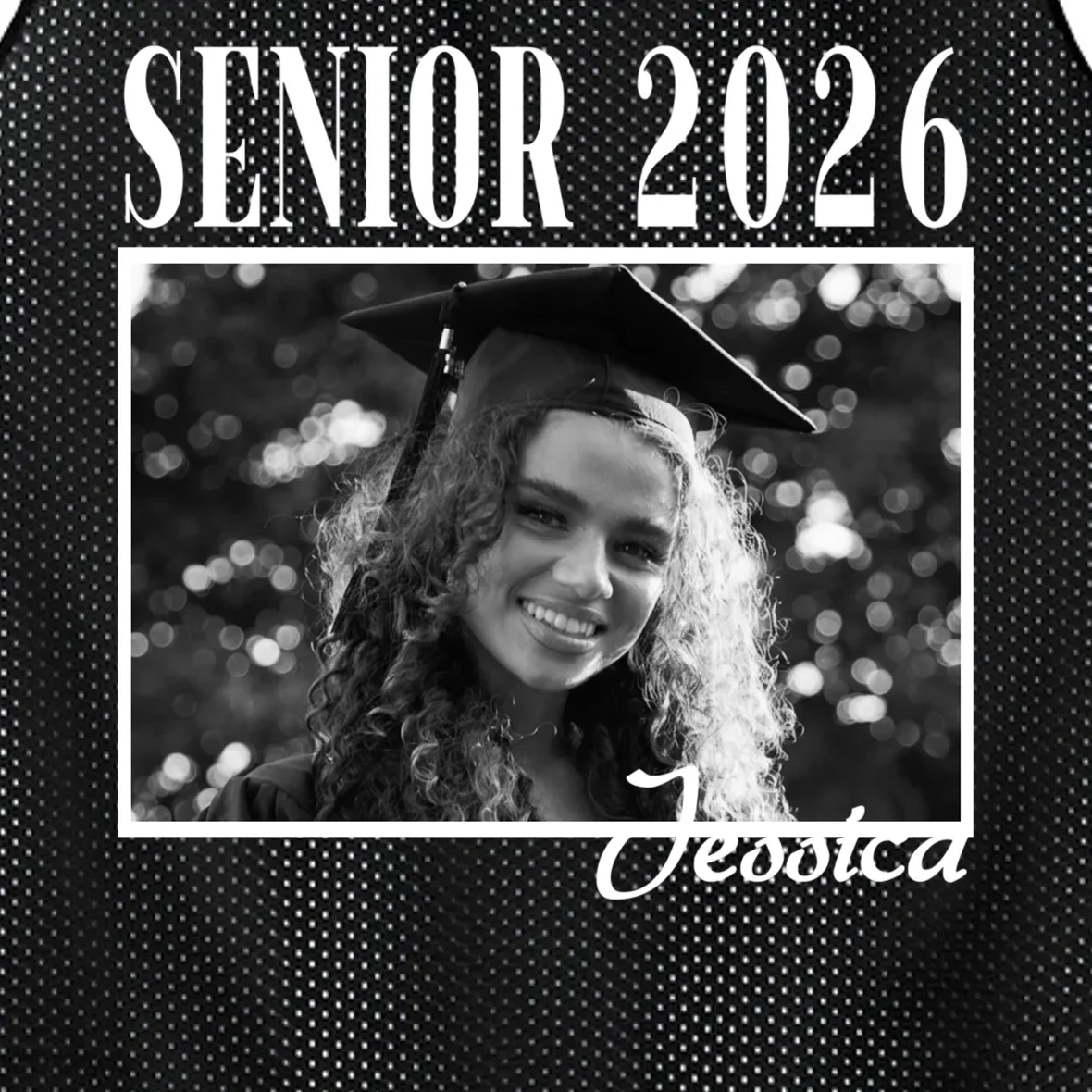 Custom graduation Personalized Graduate 2026 Men's Basketball Jersey - Front - Close-up