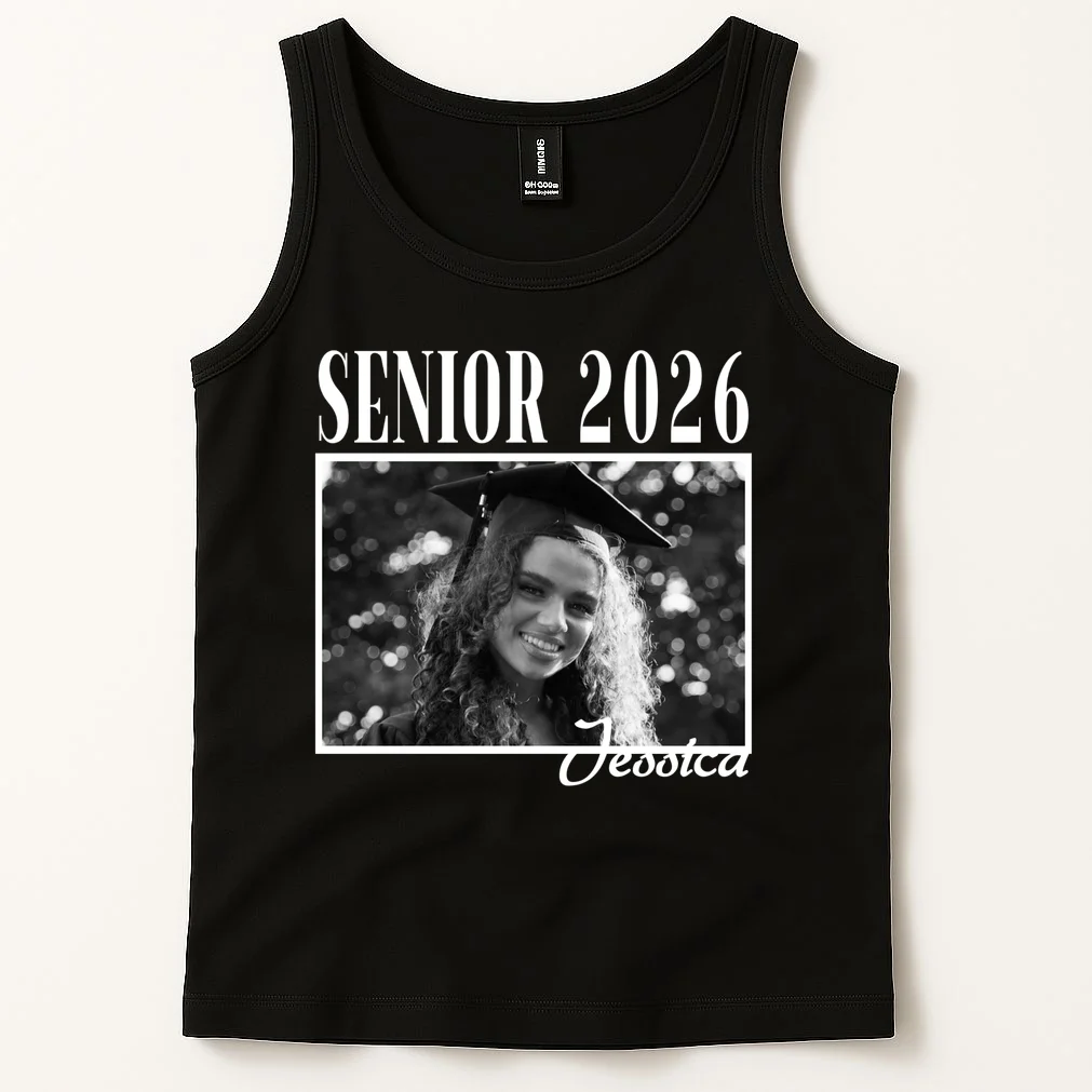 Custom graduation Personalized Graduate 2026 Tank Top - Front 1