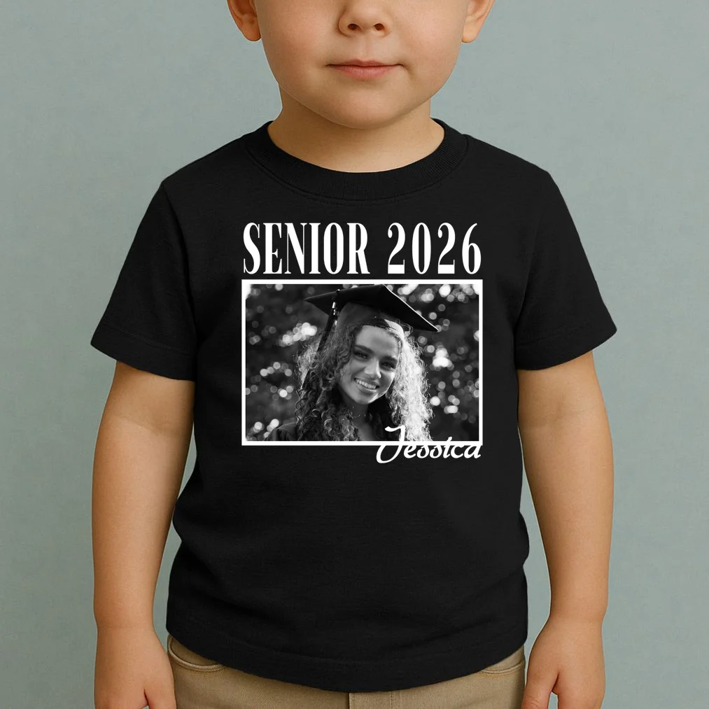Custom graduation Personalized Graduate 2026 Toddler T-Shirt - Front 1