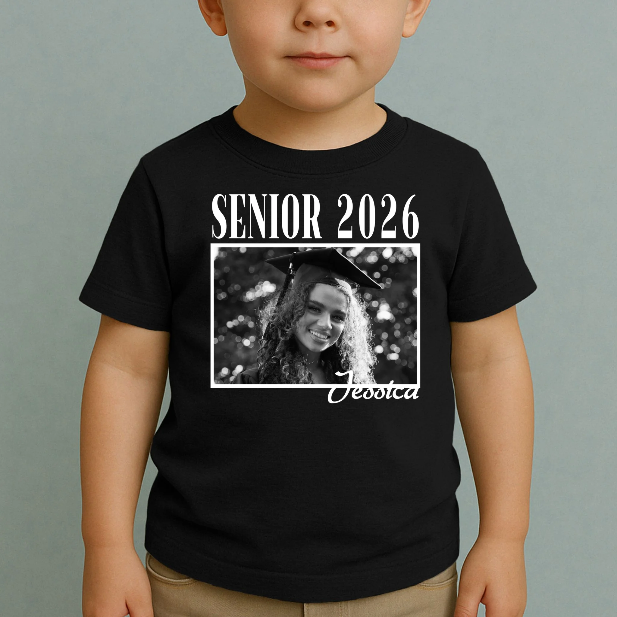 Custom graduation Personalized Graduate 2026 Toddler T-Shirt - Front 1