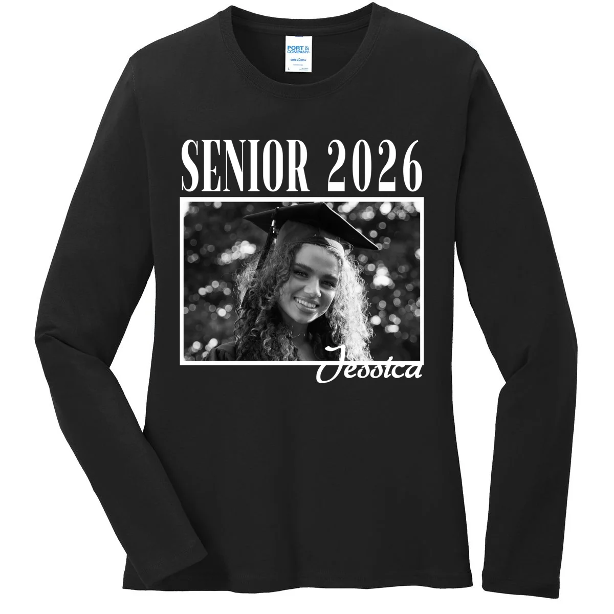 Custom graduation Personalized Graduate 2026 Women's Long Sleeve Shirt - Front