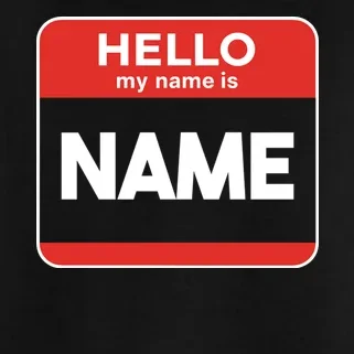 Hello My Name Is Custom Name Funny Personalized Men's Pajamas - Front - Close-up