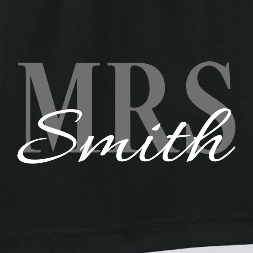 Custom Mrs Last Name Wedding Gift Men's Shorts - Front - Close-up
