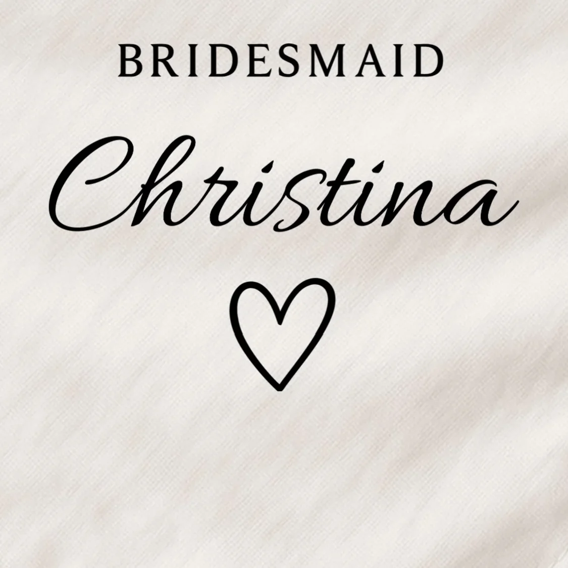 Custom Name Bridesmaids Gift Dog Bandana - Front - Close-up