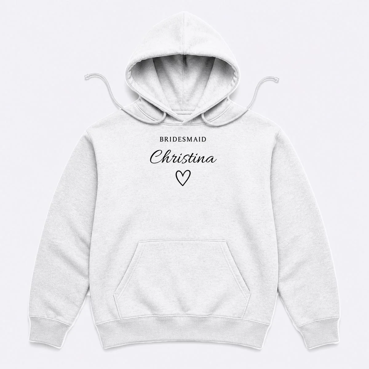 Custom Name Bridesmaids Gift Men's Hoodie - Front